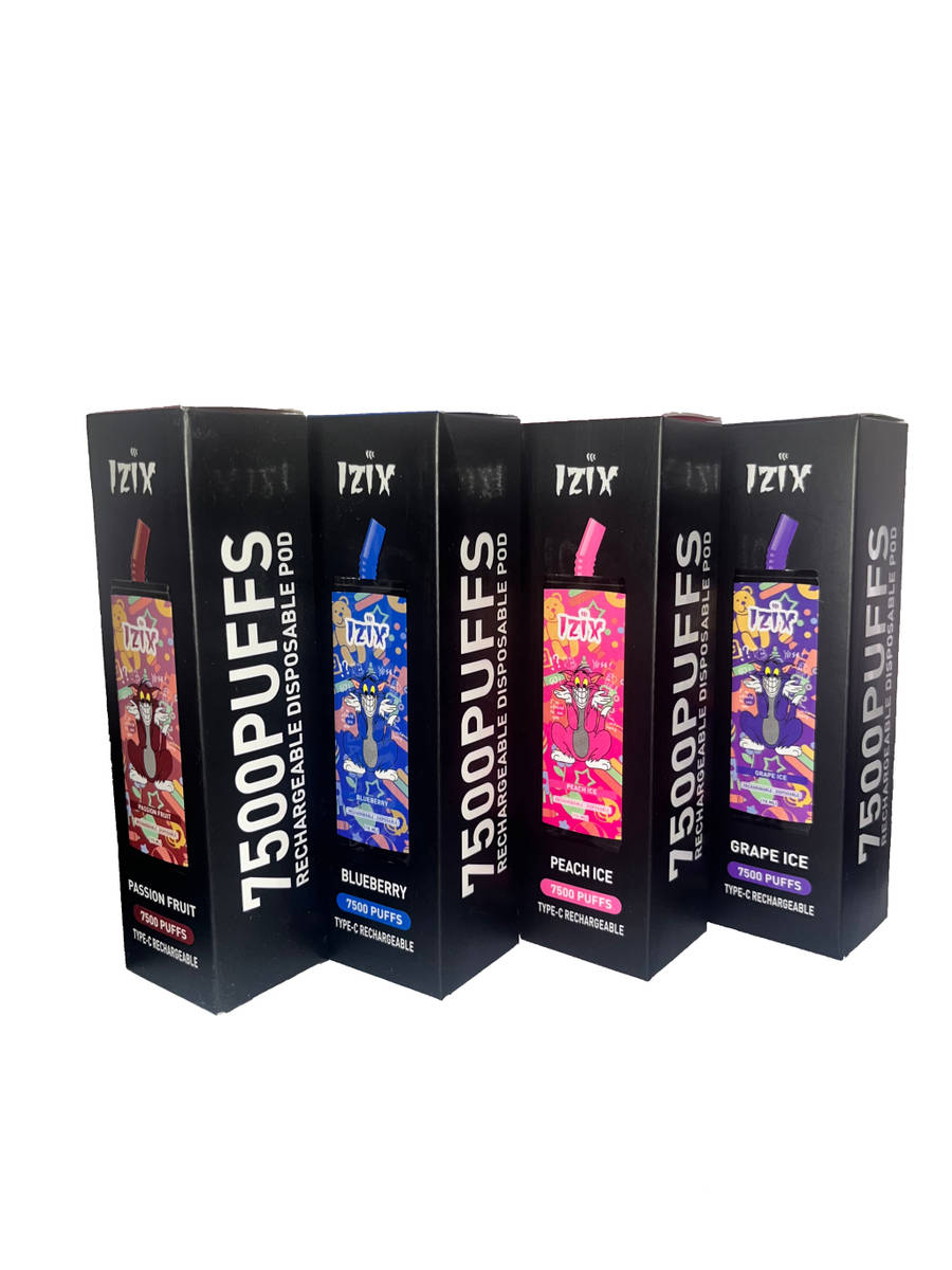 ECigarettes IZIX 7500 Puff Disposable Vape was sold for 143.00 on 28 Feb at 2345 by Gift